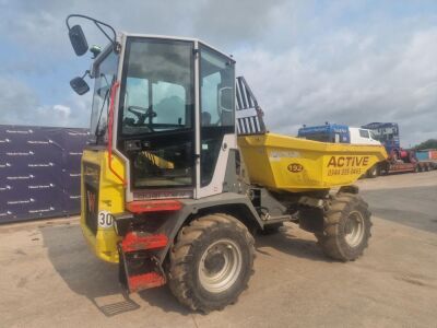 2019 Wacker Neuson DV60 Swivel Tip Cabbed Dumper