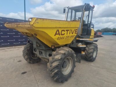 2018 Wacker Neuson DW60 Swivel Tip Cabbed Dumper
