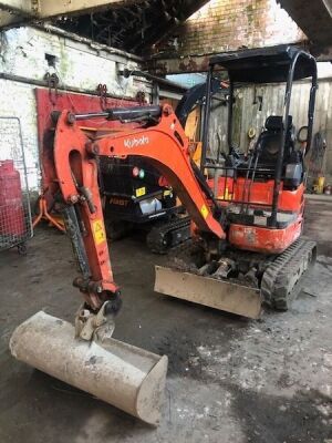 2016 Kubota U17-3 Mini Digger