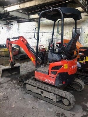 2016 Kubota U17-3 Mini Digger - 4