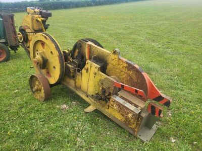 Lister Engined Hydraulic Scrap Shear Belt Driven