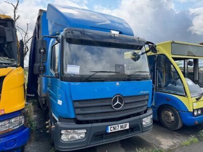 2017 Mercedes Atego 816 4x2 Curtainside Rigid