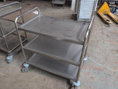 Stainless Steel Catering Trolley - 2
