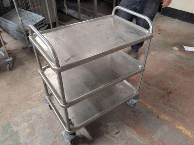 Stainless Steel Catering Trolley - 2