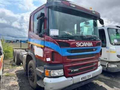 2015 Scania P360 6x4 Chassis Cab