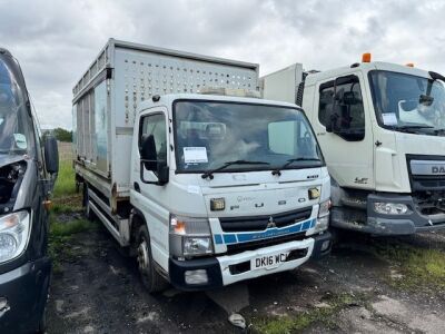 2016 Mitsubishi Fuso 7C15 4x2 Cage Sided Rigid