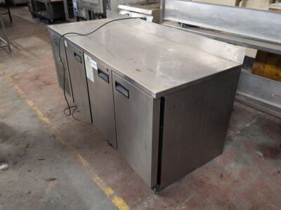 Foster Stainless Steel Fridge & Worktop