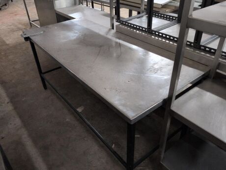 Stainless Steel Topped Table