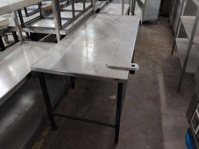 Stainless Steel Topped Table - 2