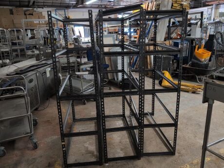Set of 3 Metal Racking Units