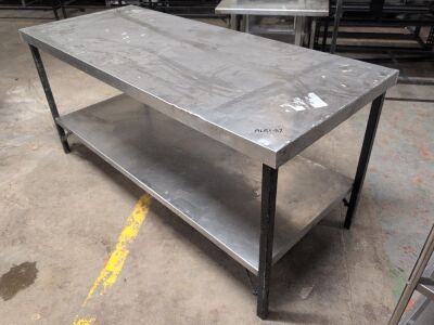 Stainless Steel Topped Table