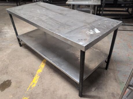 Stainless Steel Topped Table