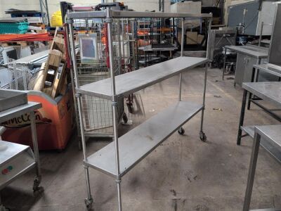 Stainless Steel Trolley Shelving