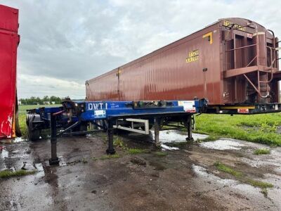 2013 SDC Tri Axle Sliding Skeletal Trailer