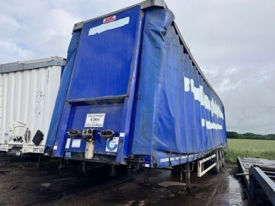 2016 SDC Tri Axle Curtainside Trailer