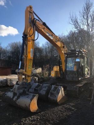 2019 JCB JS130LC+4F Excavator - 9