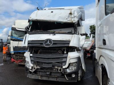 2016 Mercedes Actros 2545 6x2 Midlift Tractor Unit