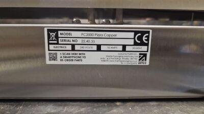 New 240v Mantle PC2000 Pizza Capper - 4