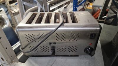240v Bunzl Lockhart 6 Slot Toaster