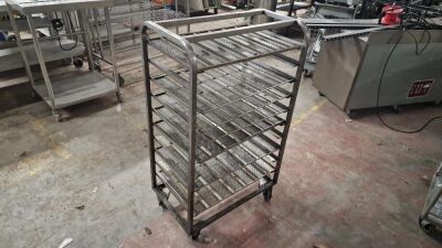 Stainless Steel Mobile Shelving Unit