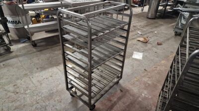Stainless Steel Mobile Shelving Unit