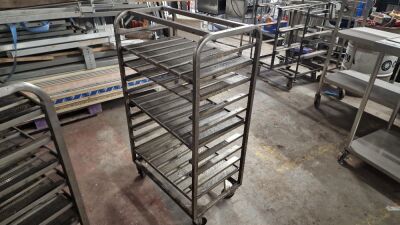 Stainless Steel Mobile Shelving Unit - 2