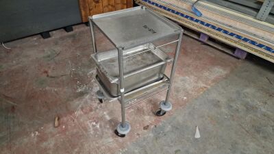 Mobile Stainless Steel Trolley