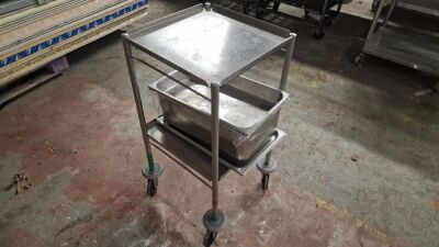 Mobile Stainless Steel Trolley - 2