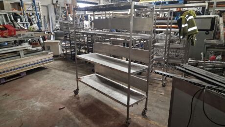 Mobile Stainless Steel Shelving Unit