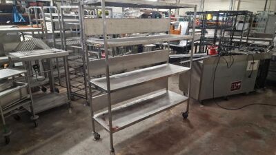 Mobile Stainless Steel Shelving Unit - 2
