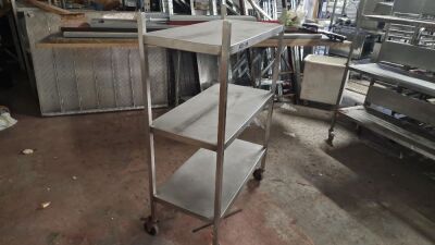 Mobile Stainless Steel Shelving Unit