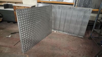 Pair of Aluminium Checkered Plate Ramps