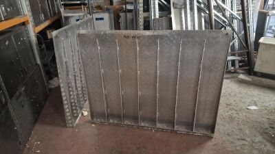 Pair of Aluminium Checkered Plate Ramps - 2