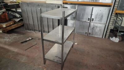 Free Standing Stainless Steel Shelving Unit - 2
