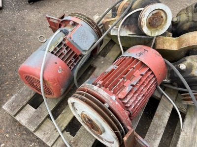 2x Motor Drives and Vibrating Shaker Units - 2