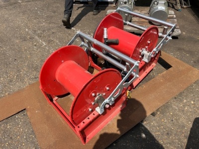 2x Youldon 24V DC Electric Hose Reels  - 4