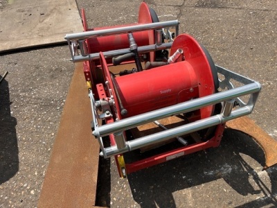 2x Youldon 24V DC Electric Hose Reels  - 5
