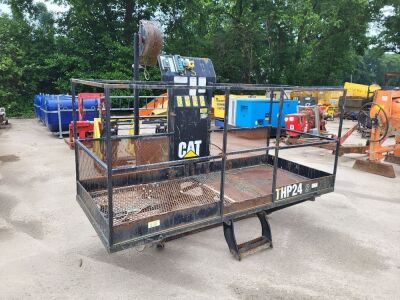 2002 CAT THR24S Man Basket Attachment for Loadall