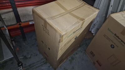 Boxed Turin Shadow Grey Vanity Unit