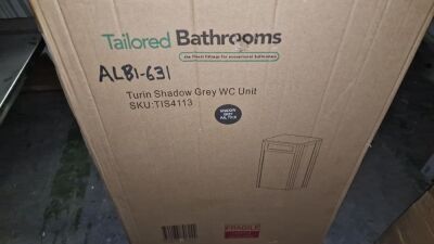 Boxed Tailored Bathrooms Turin Shadow Grey WC Unit - 2