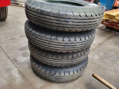 4x EX MOD Trailer Wheels