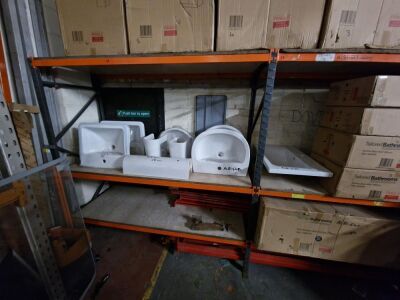 2 Bay 3 Shelf Racking, Contents Not Included