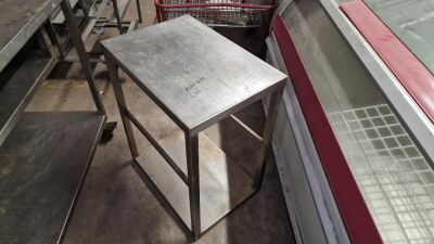 Stainless Steel Free Standing Table