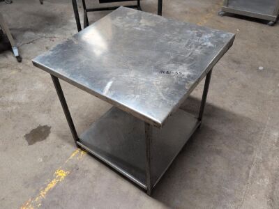 Stainless Steel Topped Table