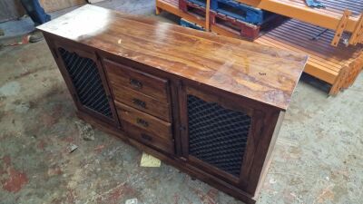 Solid Wood Decorative Side Board