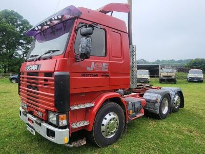1996 Scania 143H 450 Tag Axle Tractor Unit