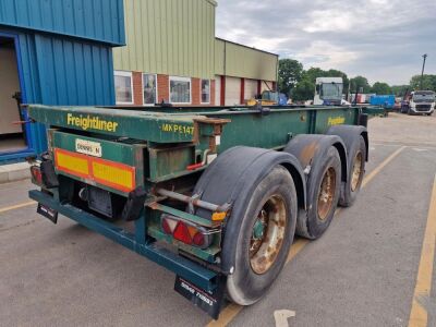2007 Dennison Triaxle Sliding Skeletal Trailer - 4