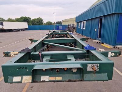 2007 Dennison Triaxle Sliding Skeletal Trailer - 14