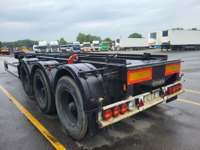 2002 Nooteboom Triaxle Hook Loader Chassis Trailer - 4