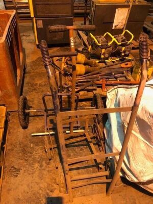 Qty of Hand Tools, Trollies and Spare Castors  - 2